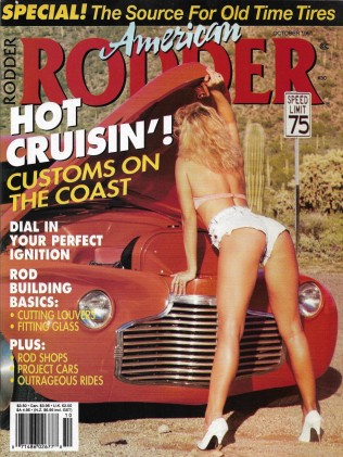 AMERICAN RODDER 1991 OCT - CUTTING LOUVERS, FITTING GLASS, PERFECT IGNITION 